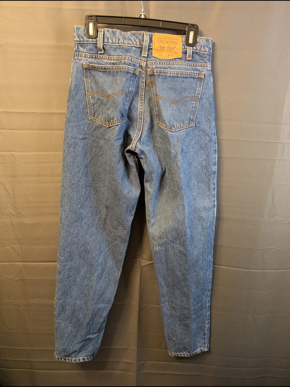 Vintage 1994 Levis 550 Orange Tab Relaxed Tapered Jeans W30 L32 EUC Medium